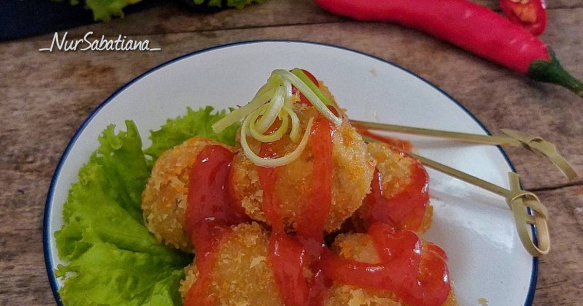 83 resep  cilok crispy tanpa  tepung  roti enak dan sederhana 