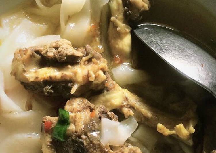 Seblak kwetiau dan tetelan recipe main photo