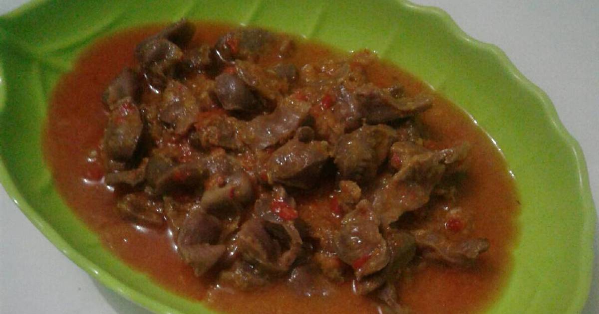 23 resep bumbu rujak hati ampela ayam enak dan sederhana 