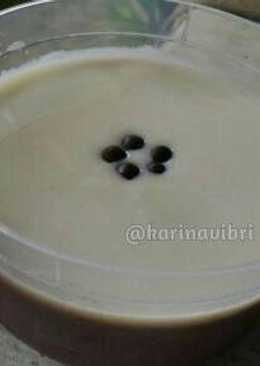 Puding Coklat Lembut + Vla