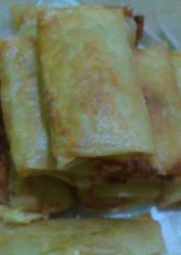 Martabak ayam saos tiram dgn kulit lumpia