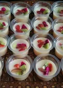Mix fruit puding puyo ala bunda Jk