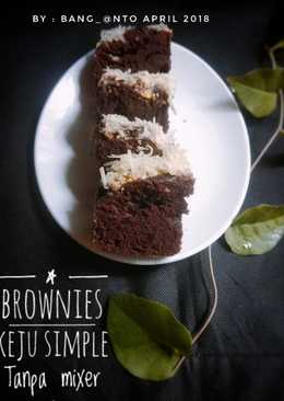 Brownies Keju Tanpa Mixer