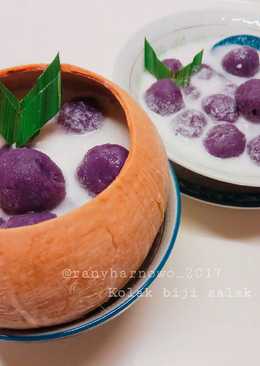Katiri Mandi Ubi ungu (bubur candil)