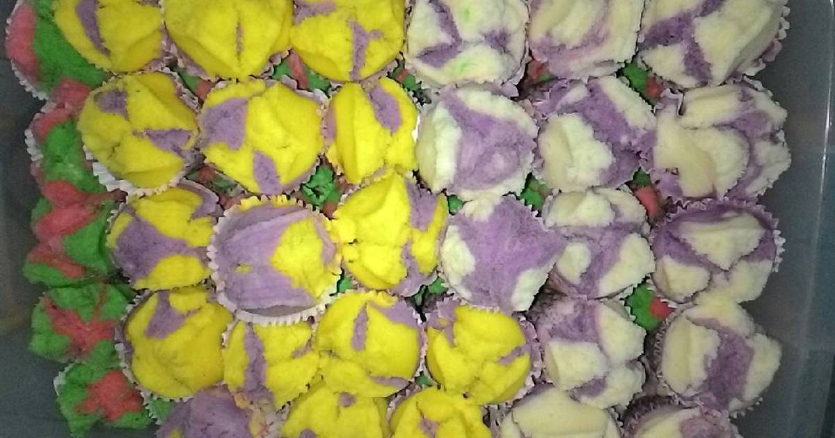 Resep bolu kukus colorfull