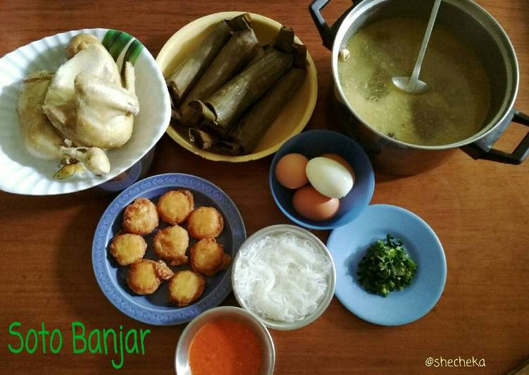 bahan dan cara membuat Soto Banjar