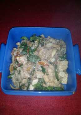 Tumis jamur tiram saos teriyaki