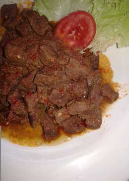 Sambal hati bumbu kelapa