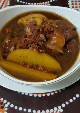 Semur daging telor istimewa