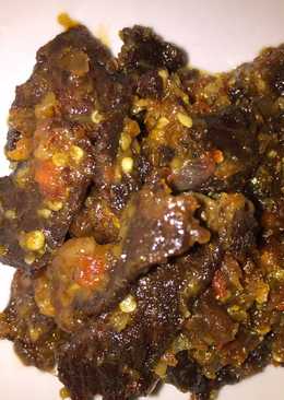 Dendeng daging sapi pedas madein mamachika