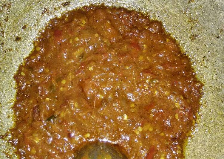 gambar untuk resep makanan Sambal trasi tomat ala saya