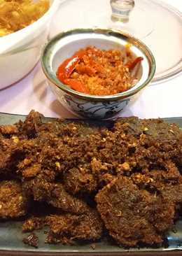 Dendeng batokok berbumbu