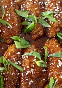 Chicken Wings with Garlic & Honey Sauce