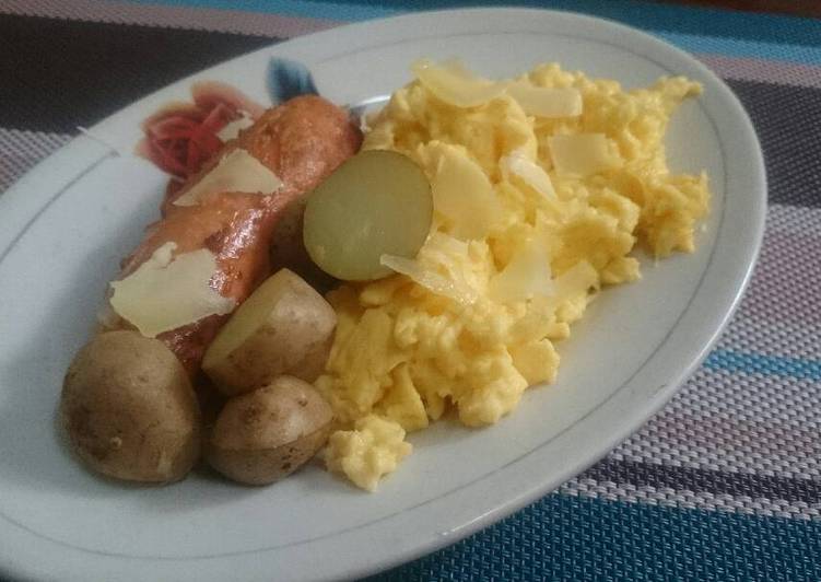 resep makanan Scrambled egg kilat ala mekdi