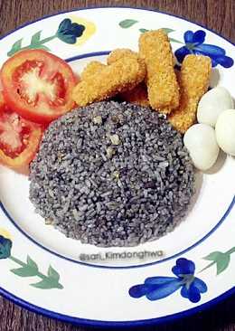 Nasi Goreng Hitam Simple Nugget Seafood #PR_BukanNasiBiasa