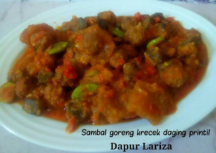 gambar untuk resep makanan Sambal goreng krecek daging printil by dapur lariza