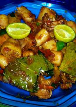Balado cumi pedas asam
