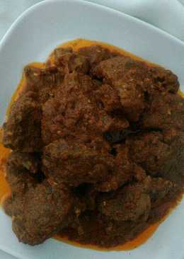 Rendang Daging khas Padang #KitaBerbagi