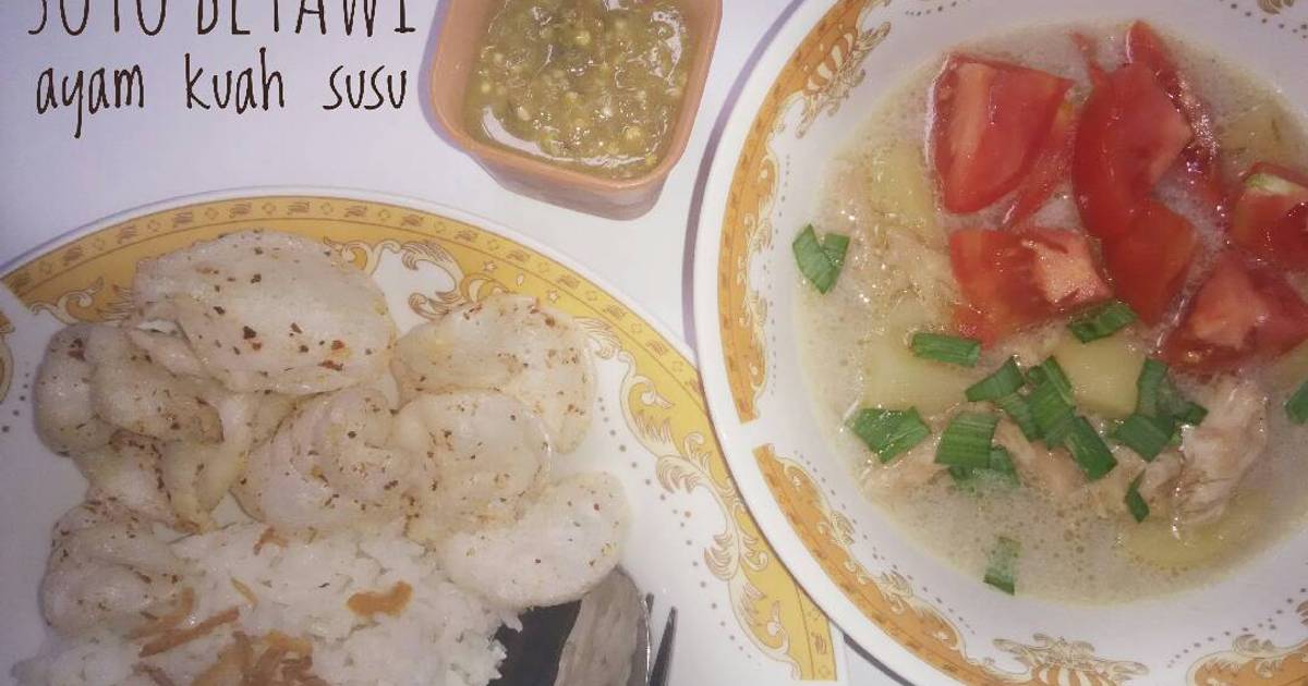  Resep  Soto Betawi Ayam  Kuah Susu JTT  oleh Eva Putri Cookpad