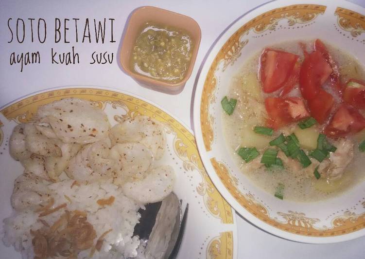 Resep Soto Betawi Ayam Kuah Susu JTT Kiriman dari Eva Putri