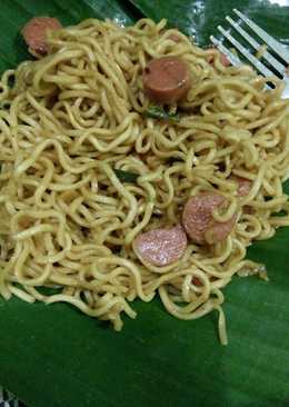 Mie goreng sosis simple