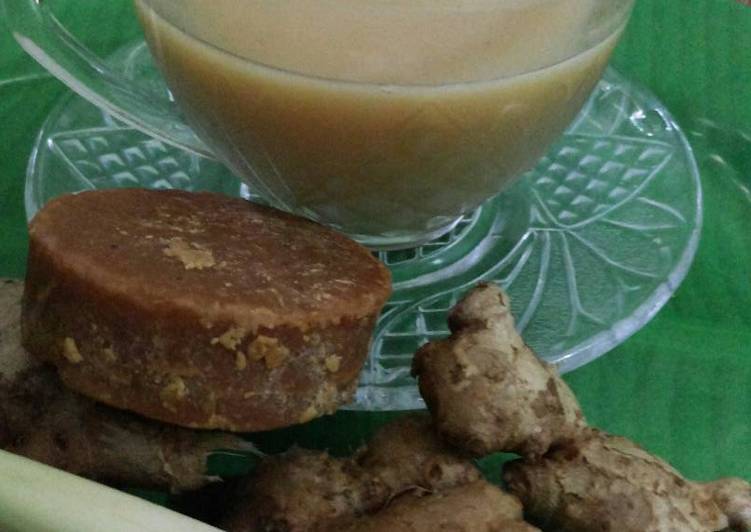 resep Wedang bandrek susu