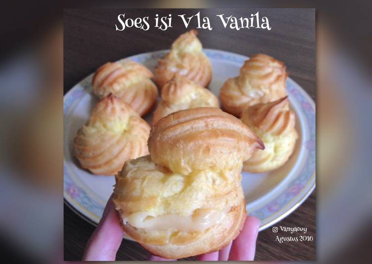 gambar untuk resep Kue Soes isi Vla Vanila