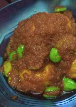 Telor sambel pete