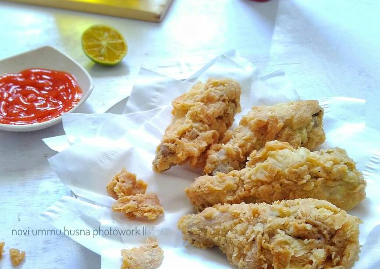 Resep Ayam goreng ala KFCkriuk, pranktis no ribet oleh Novi Ummu Husna  Cookpad