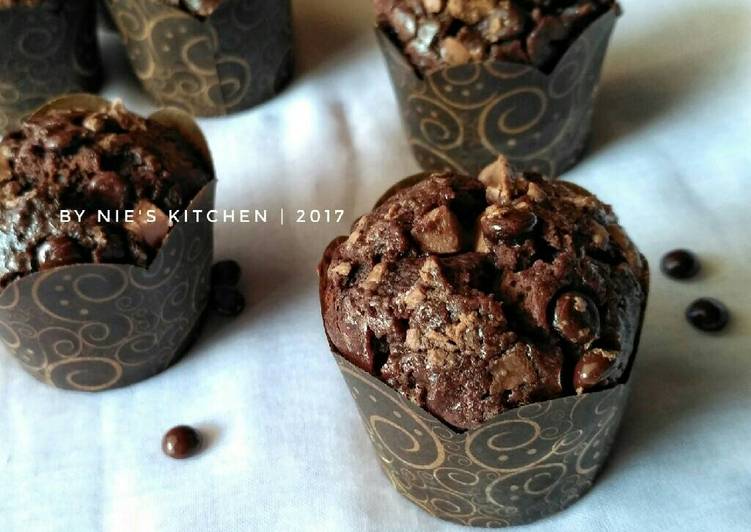 resep Triple Chocolate Muffin