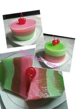 Puding agar" santan