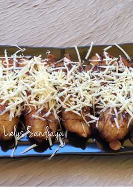 Pisang goreng coklat keju