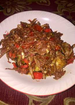 #8 Terong Teri Balado