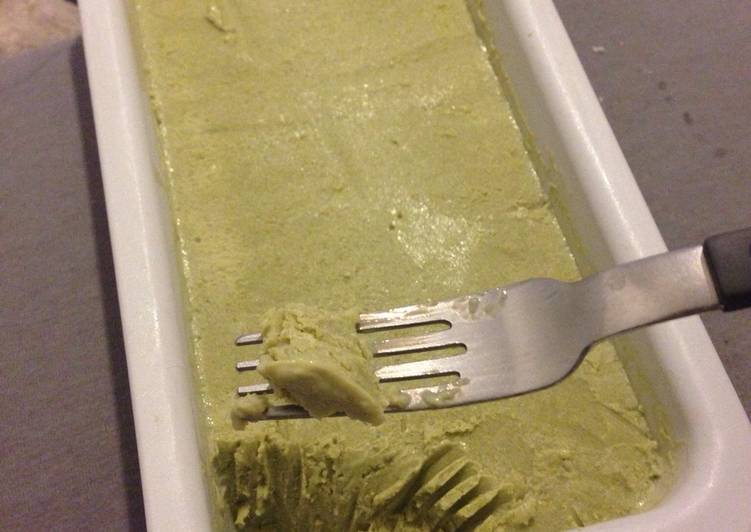 resep Matcha ice cream ??