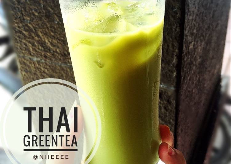 resep lengkap untuk Thai Tea | Thai Greentea