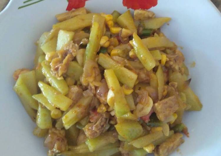 resep Tumis labu siam