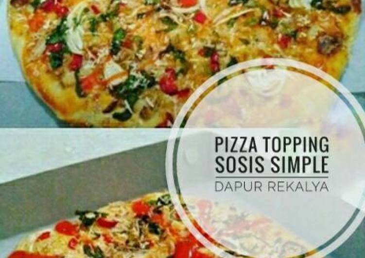 cara membuat Pizza topping sosis simple by Dapur Rekalya