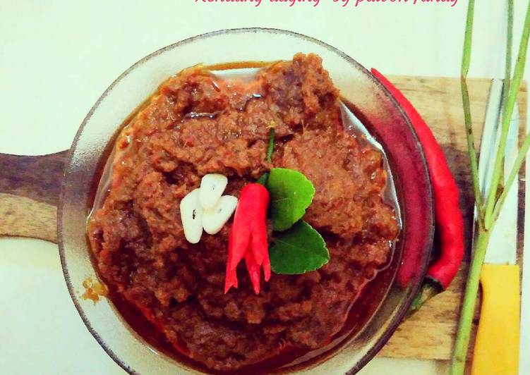 resep makanan Rendang daging sapi