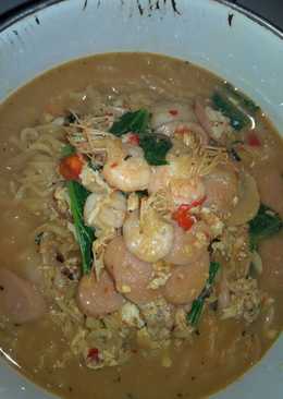 Mie Jawa Udang Telur Sosis