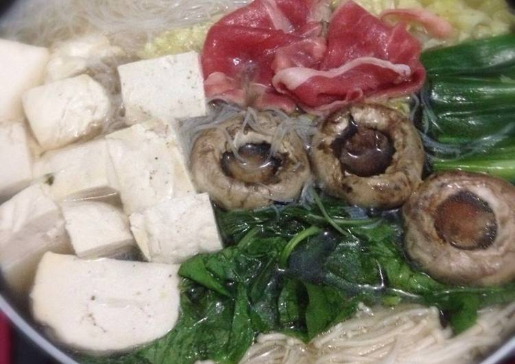 resep lengkap untuk Shabu-Shabu ala Resto