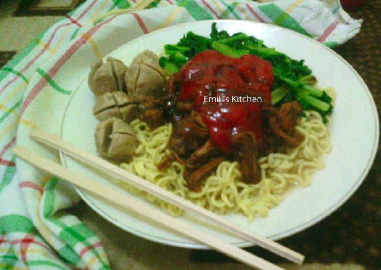 resep Mie Ayam Bakso