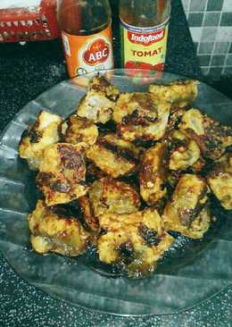 Tahu bakso bakar bumbu kacang