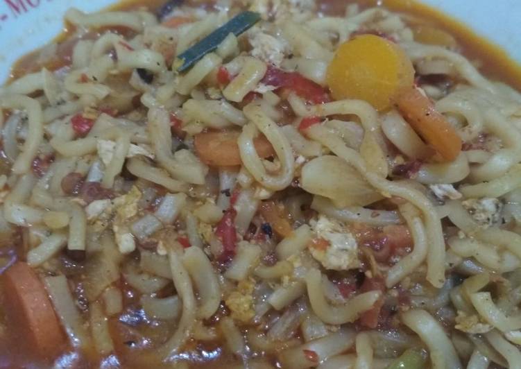 Resep Mie tek-tek simpel Oleh Sri Karyati