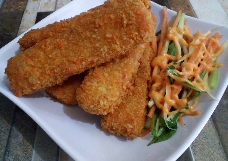 resep masakan Nugget ayam +2macam sayur #maree