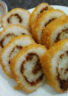 Ketan goreng isi abon