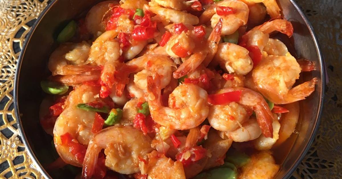 85 resep sambal goreng udang pete  enak dan sederhana Cookpad