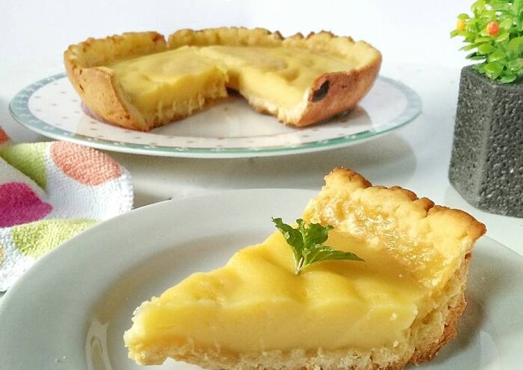 resep lengkap untuk Pie Susu Teflon