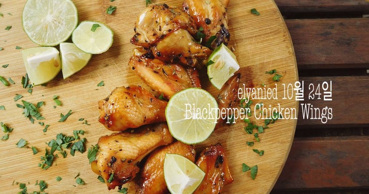 Resep Blackpepers Chicken Wings oleh elyanied - Cookpad