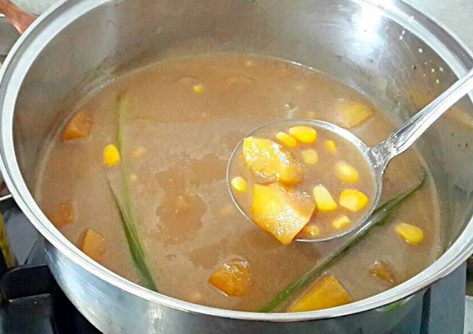 Resep Kolak Ubi + Jagung oleh Rezi Putri Abel - Cookpad