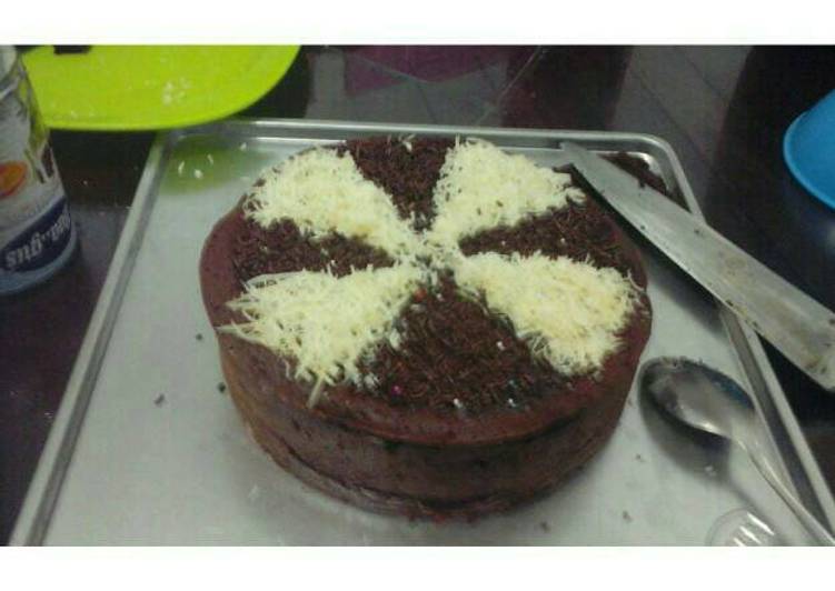 resep lengkap untuk Brownies Putih Telur